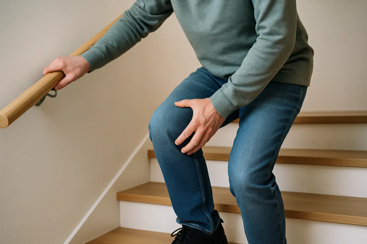 Dolore al ginocchio salendo le scale: come affrontarlo