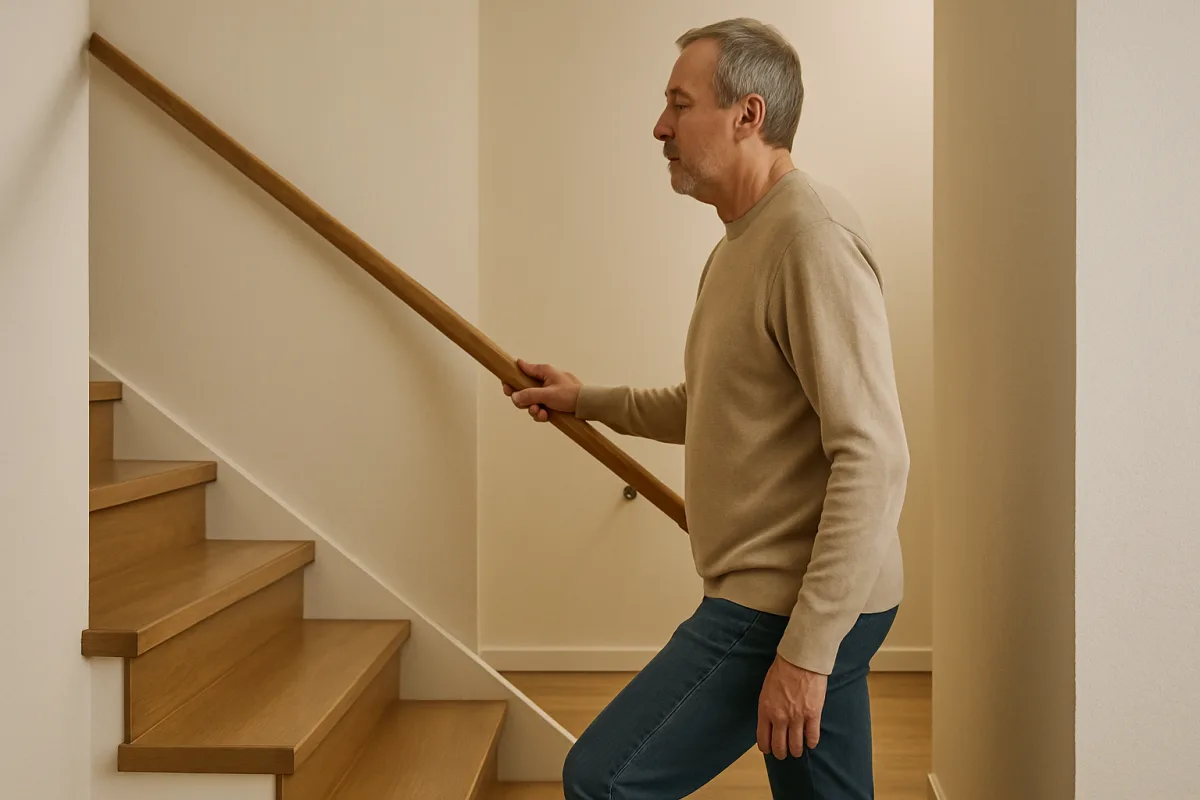 Scale in casa: come usare corrimano, luce e spazio per muoversi con più sicurezza